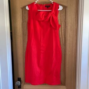 Red sleeveless Banana Republic dress